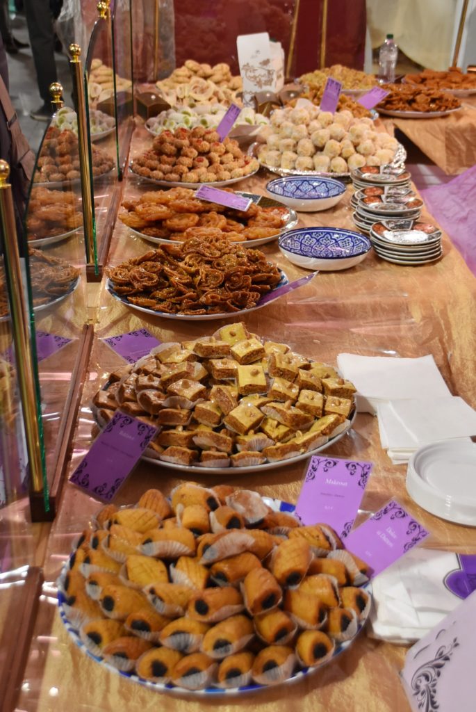 Dolci marocchini alla fiera dell'artigianato