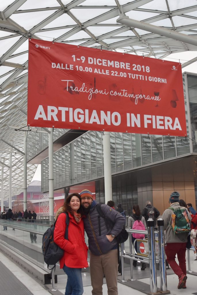 Ingresso alla fiera dell'artigianato