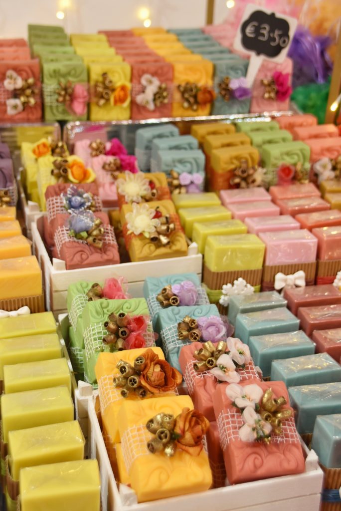 Dettagli alla fiera dell'artigianato